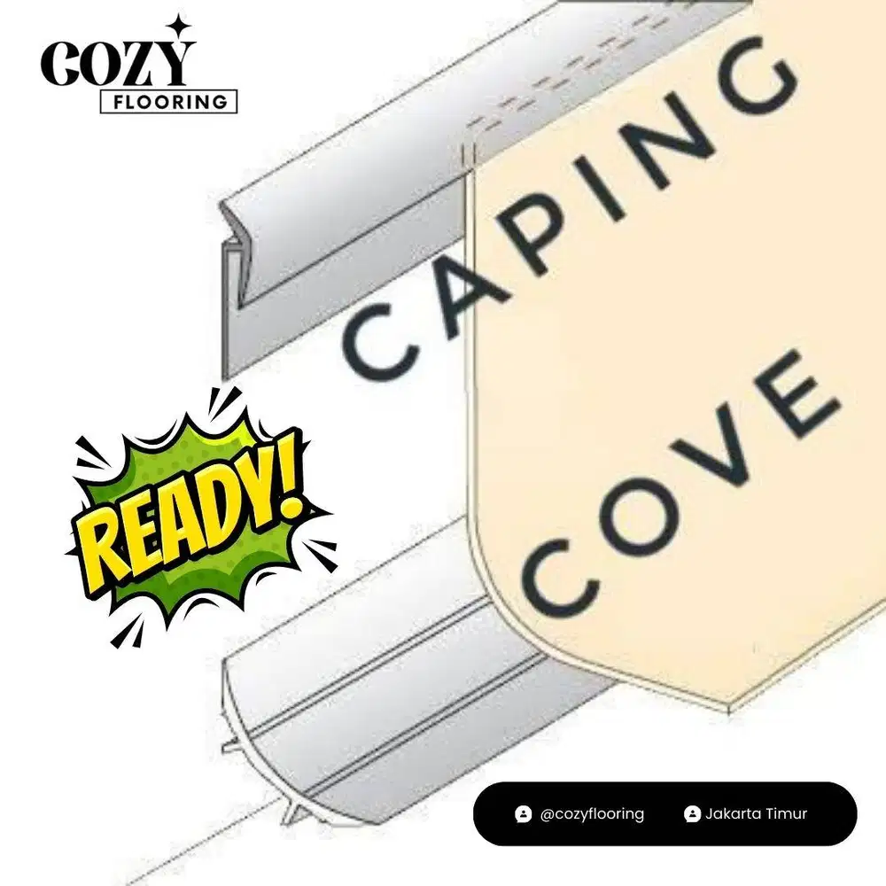 List Lantai Capping AL dan Cove AL panjang 2 meter per batang