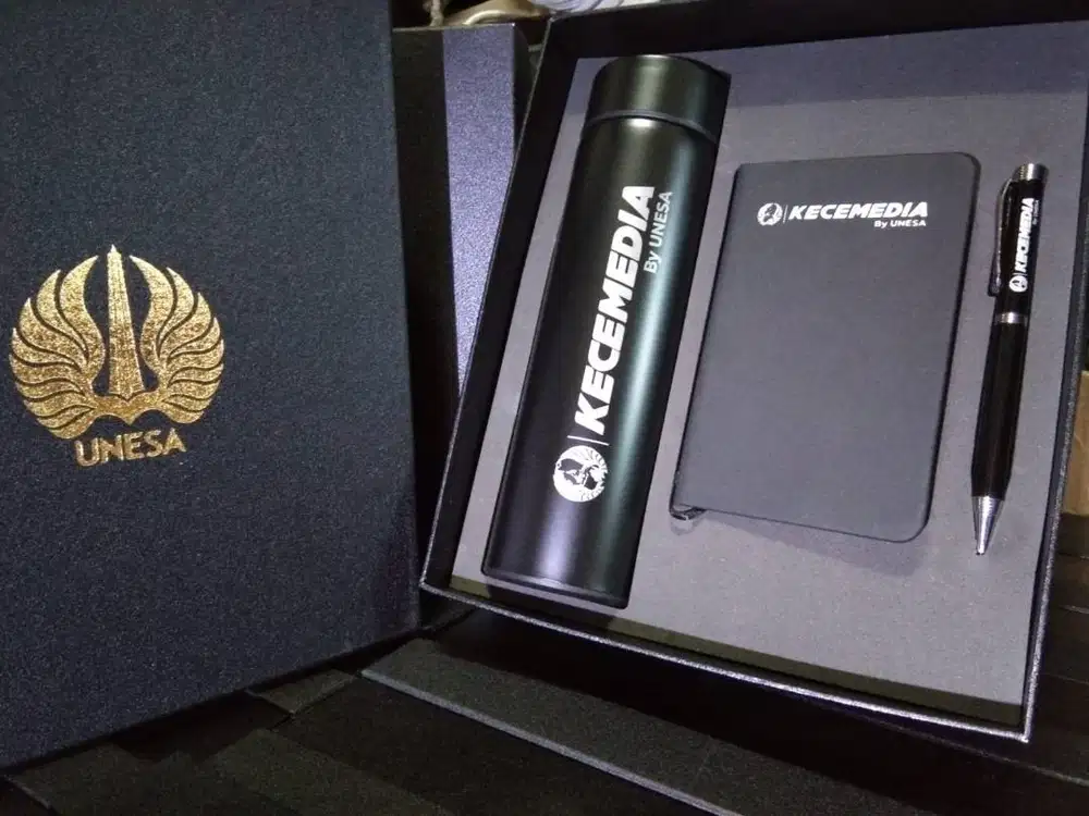 Souvenir Giftset Tumbler Stainless Bulpen Pulpen Termos Grafir Laser