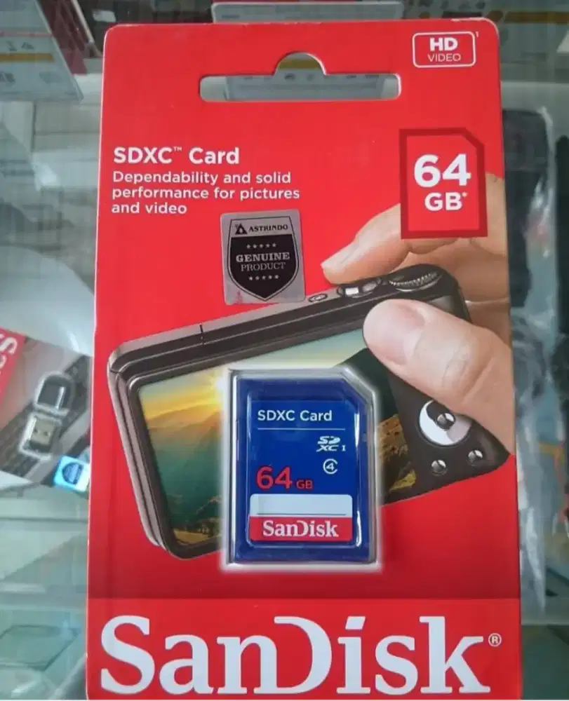 SanDisk SDXC Card 64GB Class 4 Ori