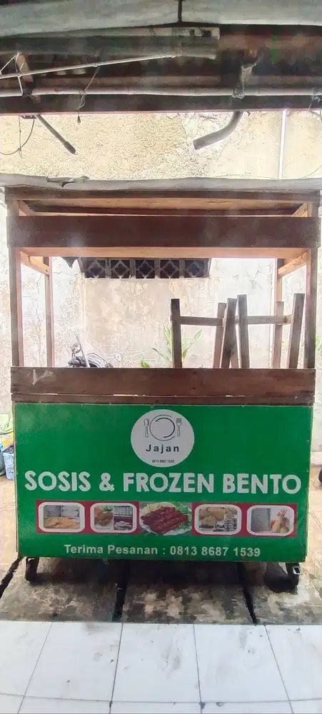 DI JUAL CEPAT GEROBAK/BOOTH BEKAS BAGUS