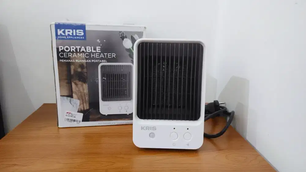 Pemanas ruangan portable merk Azko Kris / Portable Ceramic Heater Kris
