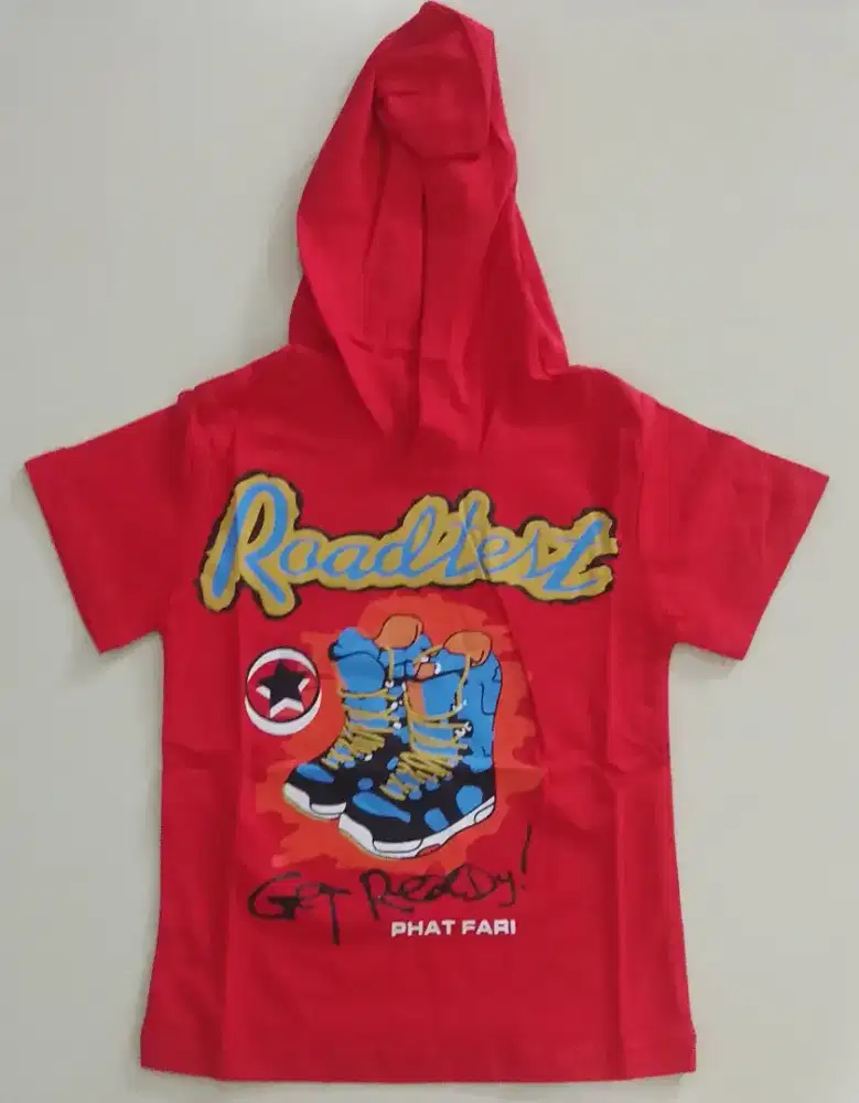 Kaos atasan anak gambar