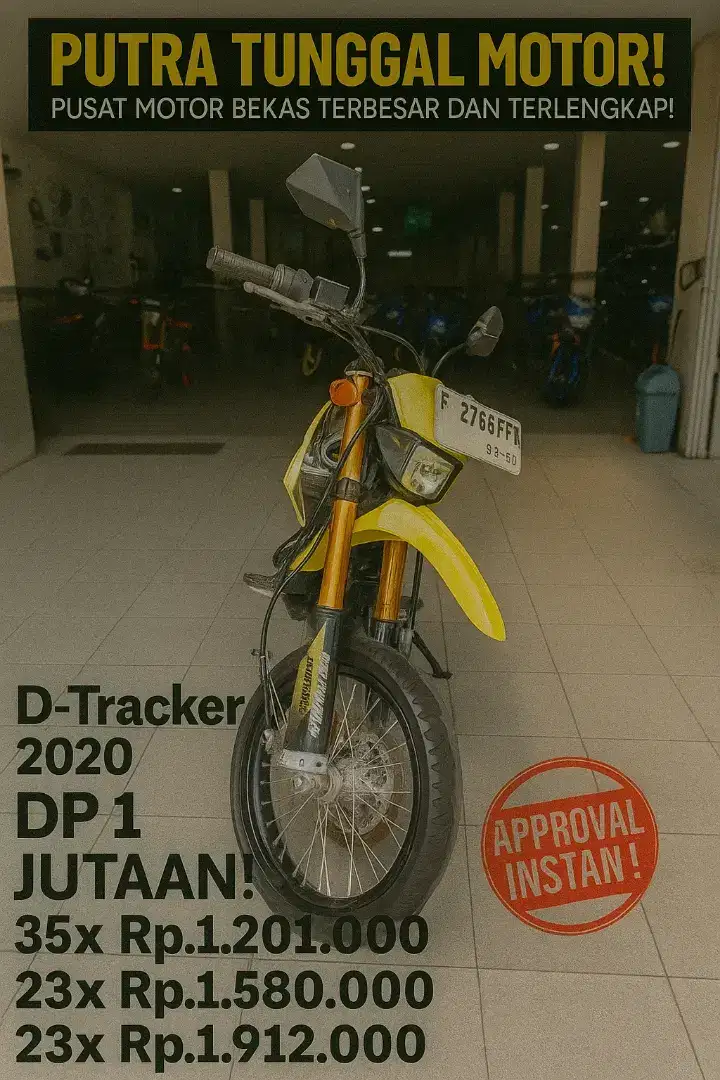 D-Tracker 2020 – Motor enteng, handling mantap, gaya maksimal