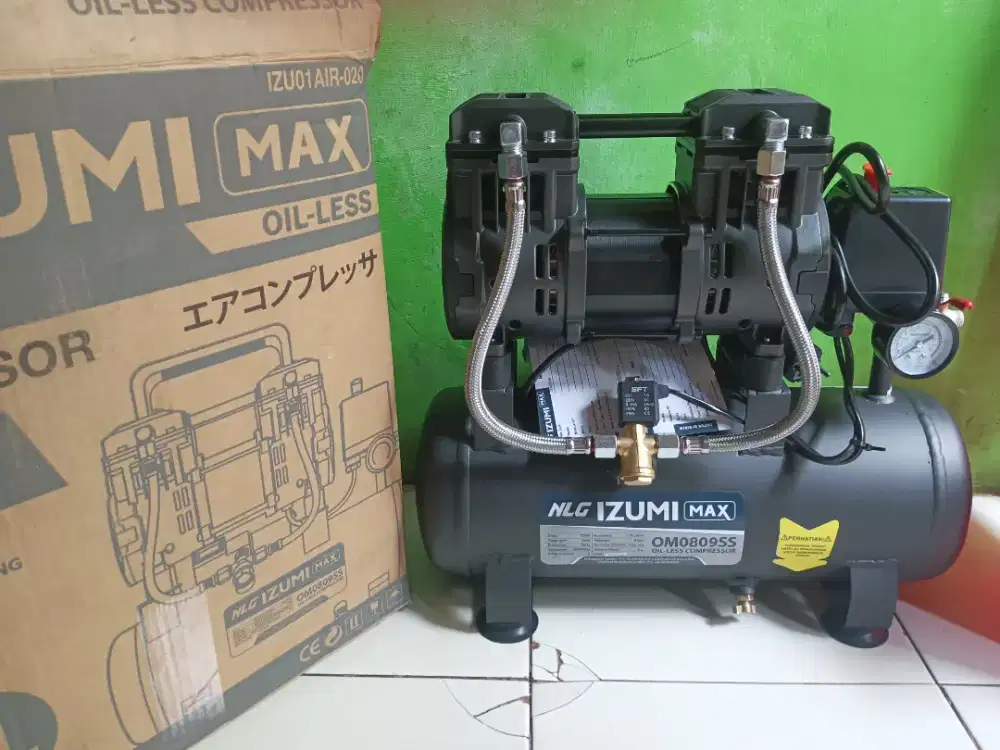 KOMPRESOR ANGIN SILENT TABUNG 10 LITER NLG IZUMI MAX