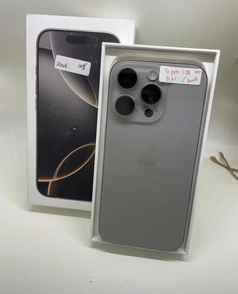 iPhone 16 PRO, 128GB, iBox, NATURAL TITANIUM