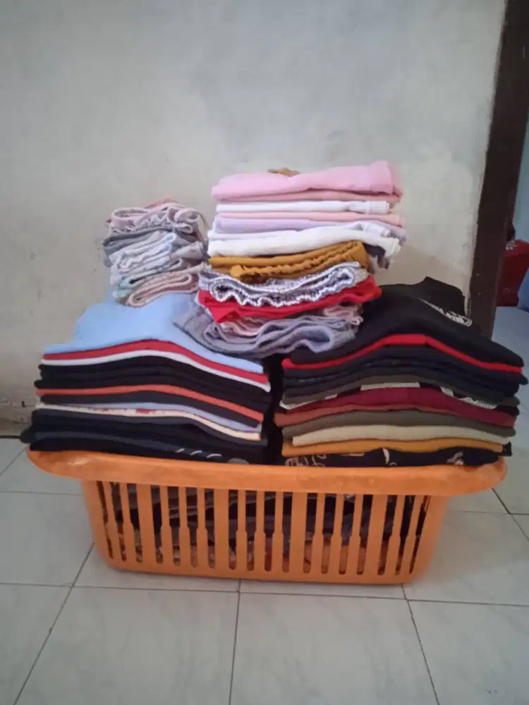 Jasa setrika rapi dan wangi (gratis antar jemput)