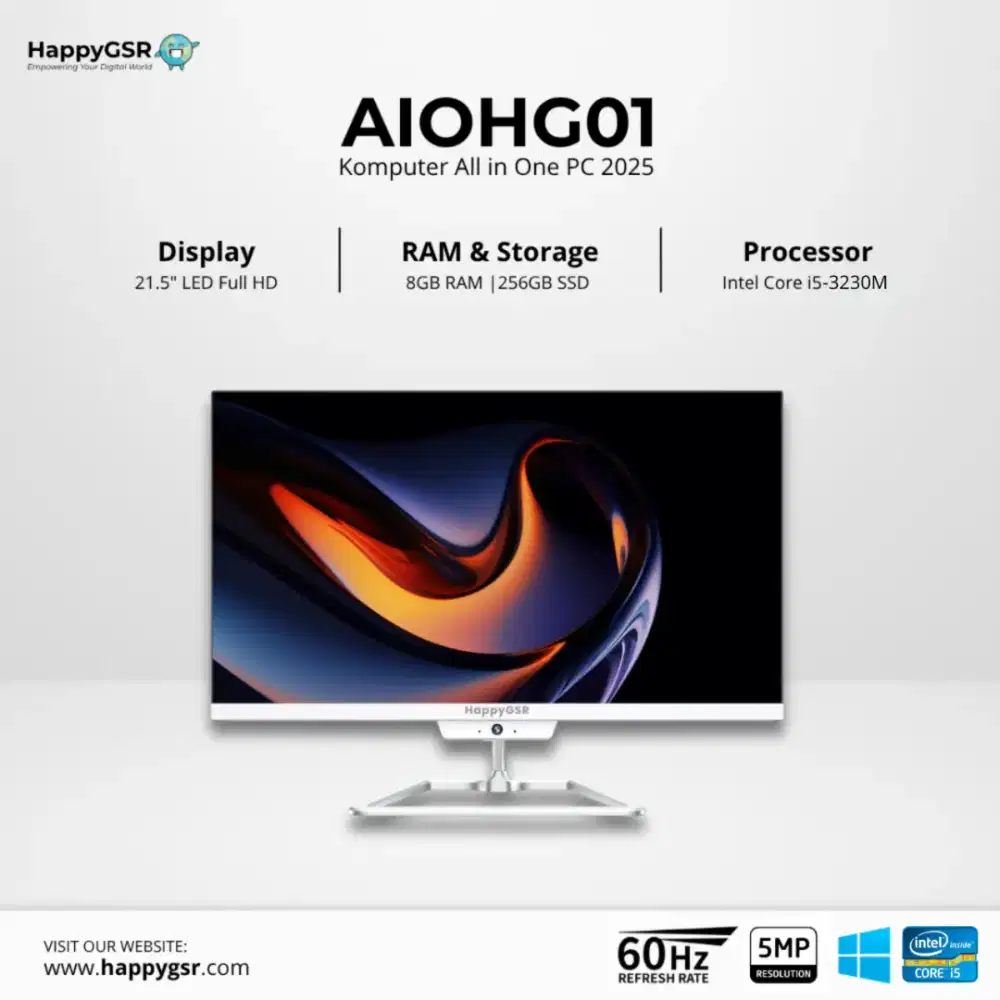 New PC 3jt-An ALL IN ONE HappyGSR Siap pakai Garansi Resmi fullset