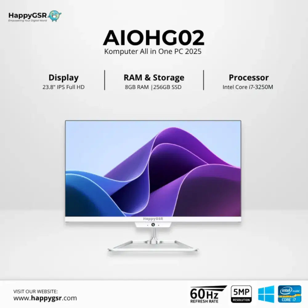 New PC ALL IN ONE 3Jtan siap pakai Garansi Resmi 1tahun