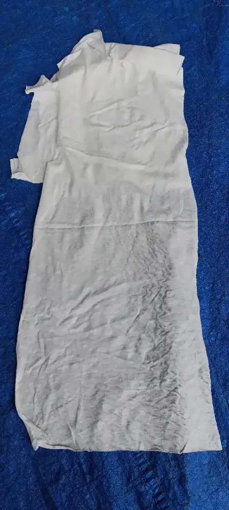 Kain majun putih lembaran