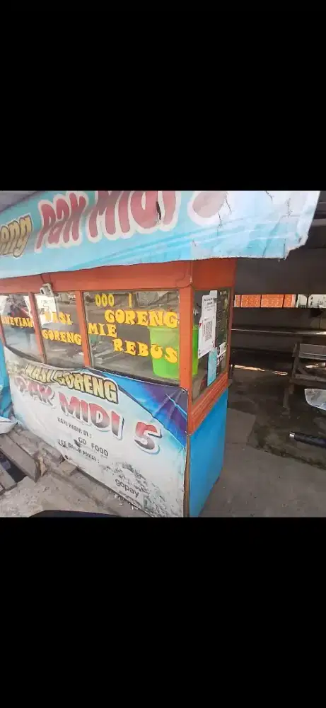 Gerobak nasi goreng komplit