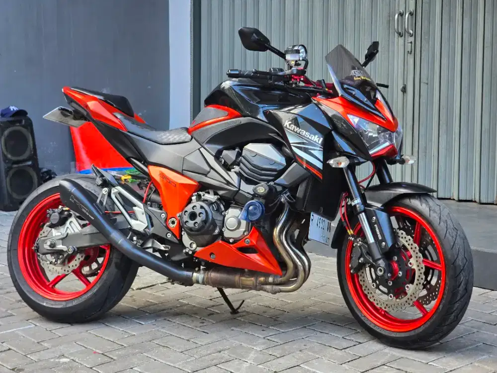 Moge Naked Sport Kawasaki Z800 th 2013 Like New Ori Paint Modif Antik