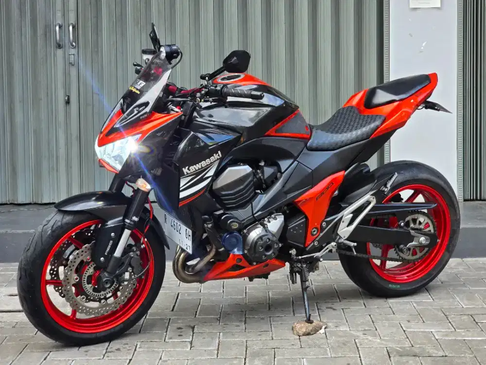 Moge Naked Sport Kawasaki Z800 th 2013 Ori Paint Like New Modif Antik