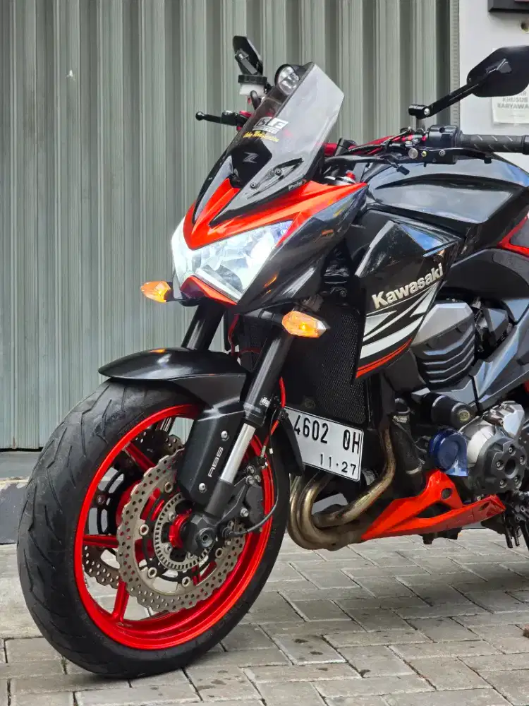 Moge Naked Sport Kawasaki Z800 th 2013 Modif Antik Ori Paint Like New