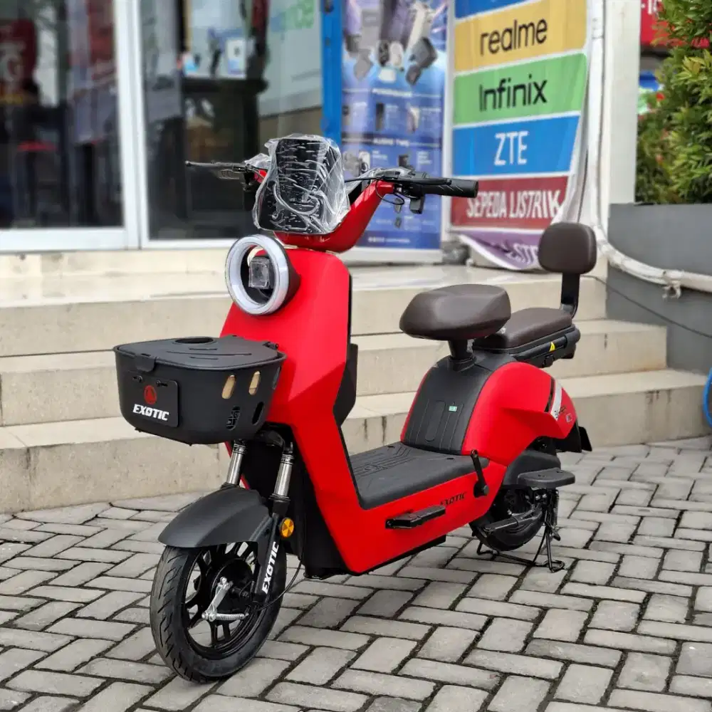 SEPEDA LISTRIK EXOTIC PROMO DISKON 500 RIBU DAN PALING DI CARI