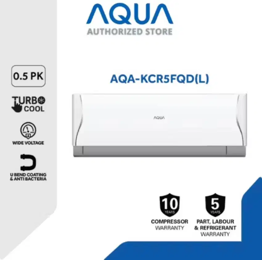 aqua split type air conditioner AQA-KR5FQDL