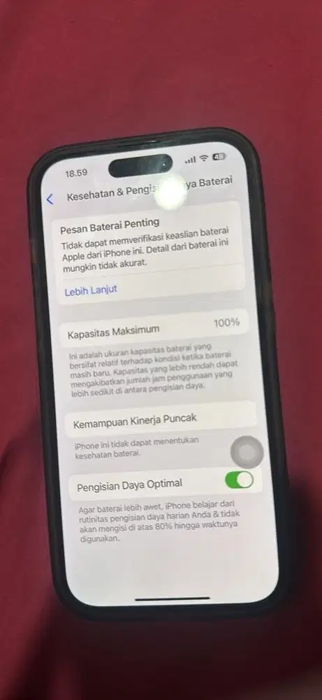 di jual iphone 14 pro 128 gb ex ibox