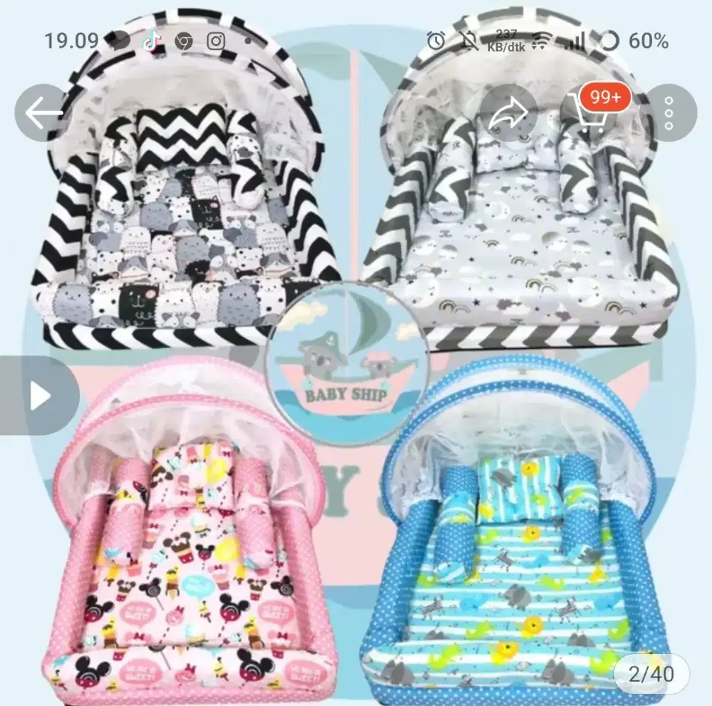 Kasur bayi kelambu new