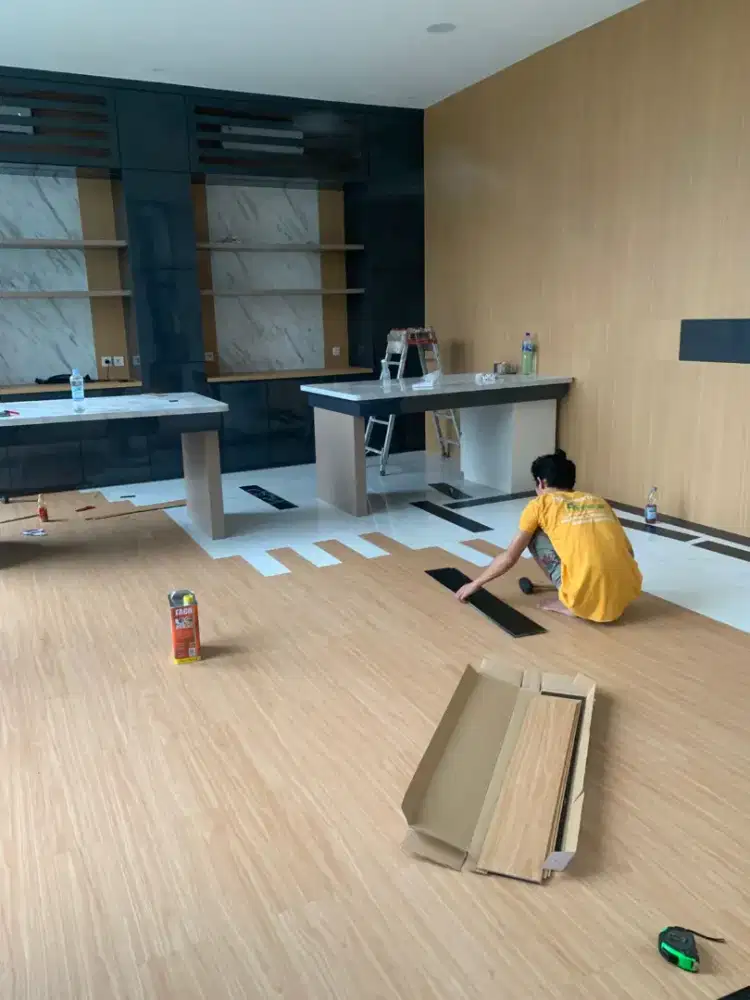 Lantai vinyl dan SPC flooring