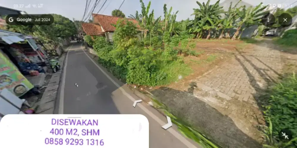DISEWAKAN TANAH 400 & 500 METER
JOMBANG RAWA LELE, CIPUTAT, TANGSEL