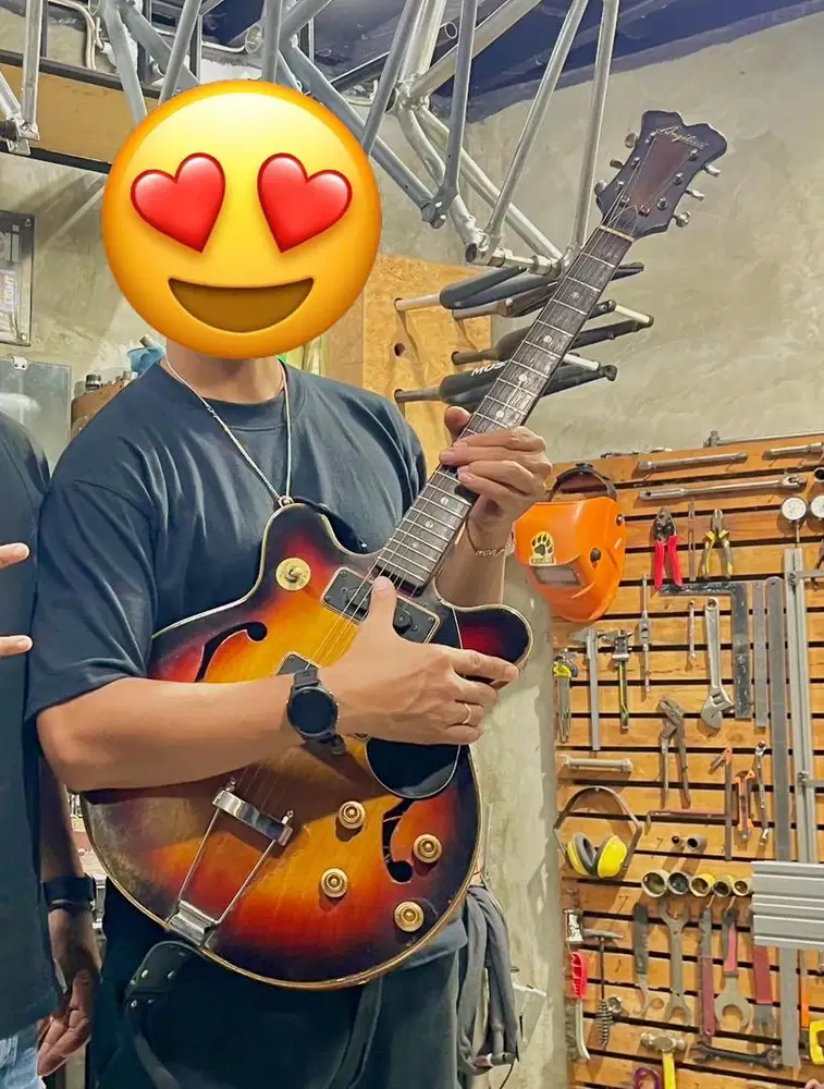 Gitar Angelica hollow body