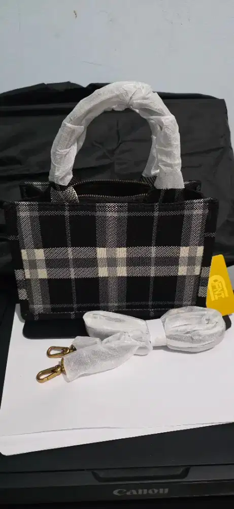 Tas Cofni Motif kotak kotak