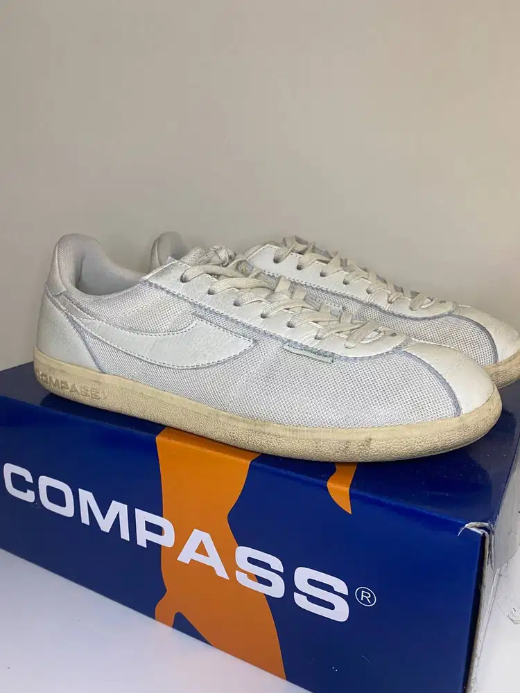 Sepatu Compass Tribune - White Green 42