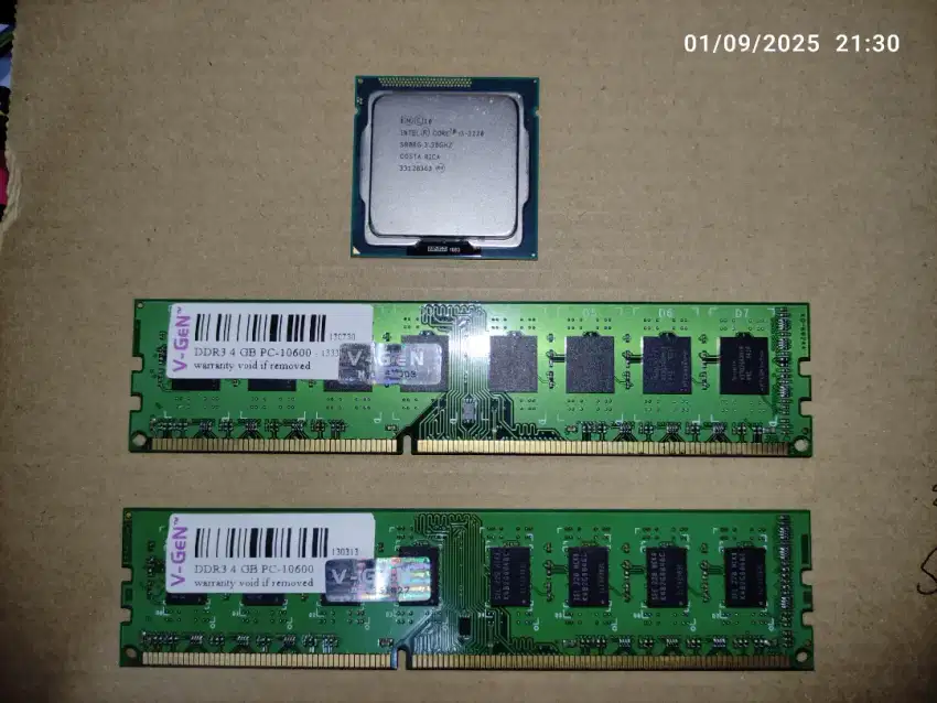 Core i3-3220 ram 8gb ddr3