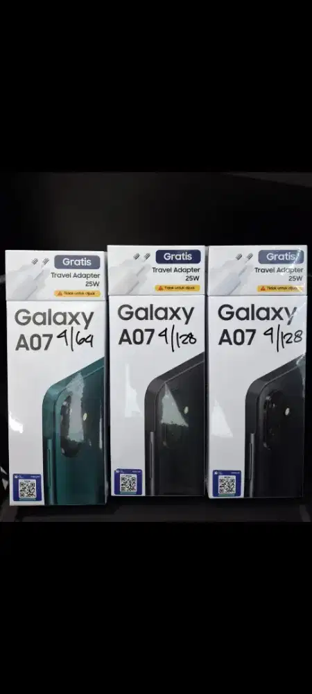 Samsung galaxy A07 ram 6gb 128gb dan4/64 resmi