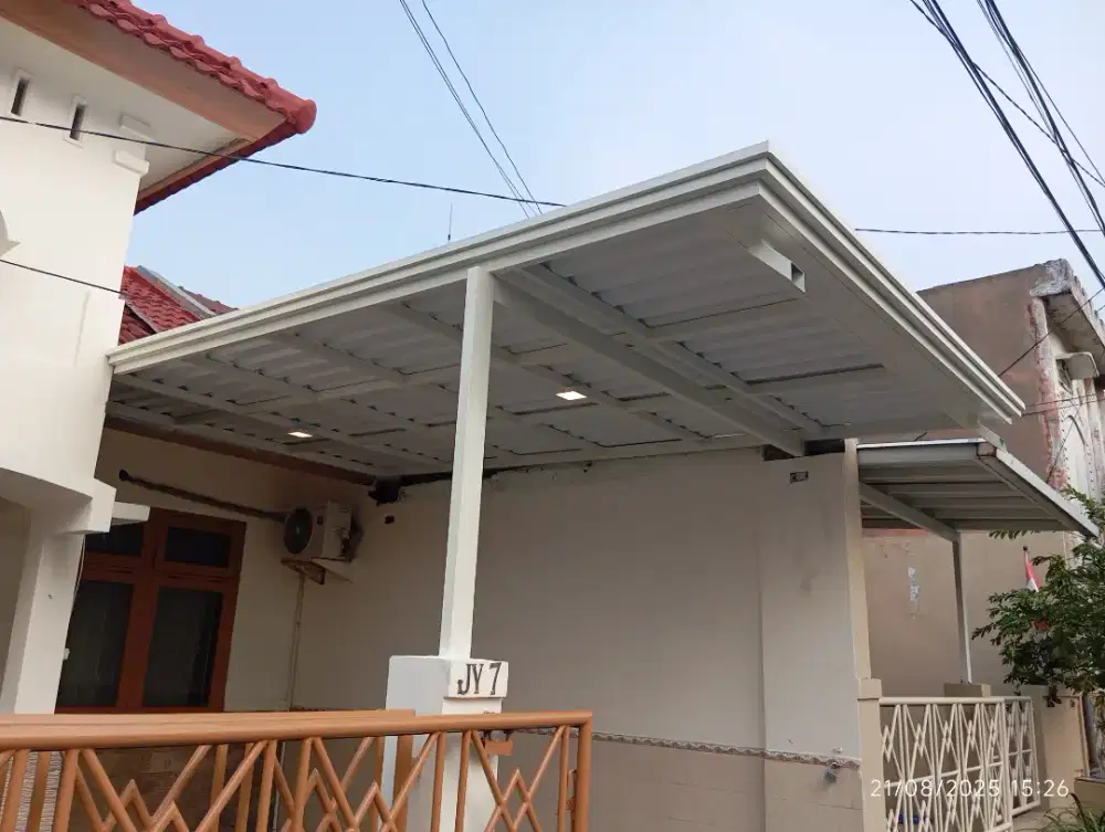 Kanopi atap UPVC double layar