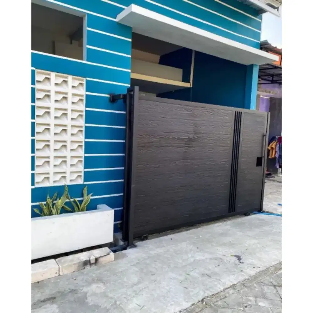 Pagar grc minimalis modern