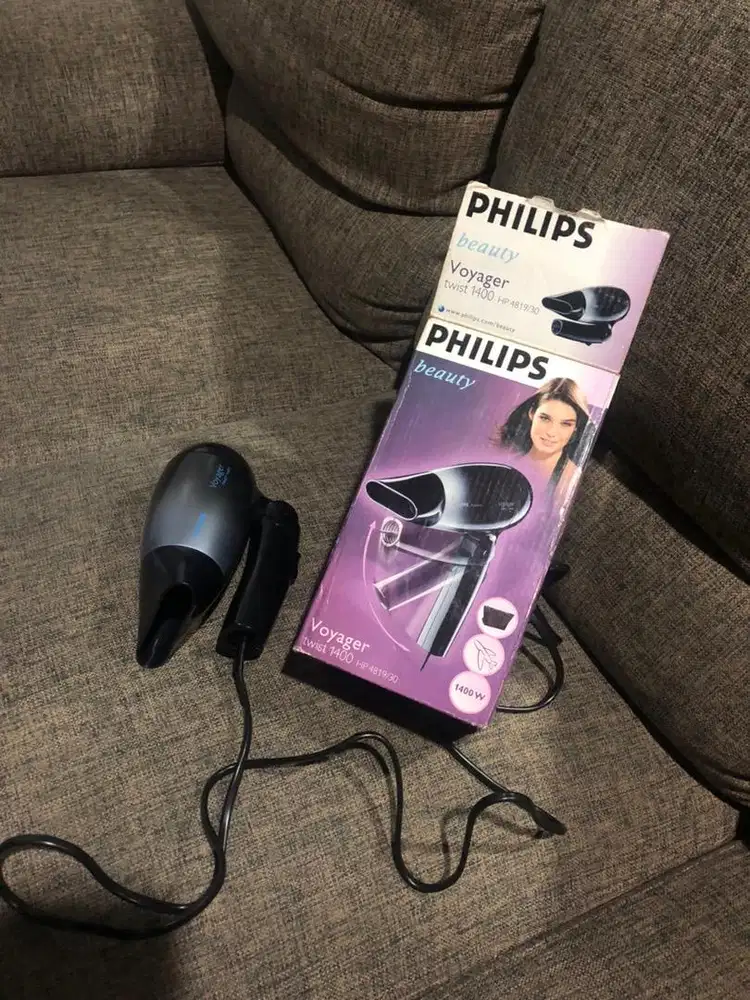 HAIRDRYER PHILIPS VOYAGER MAX 1400 WATT SEPERTI BARU