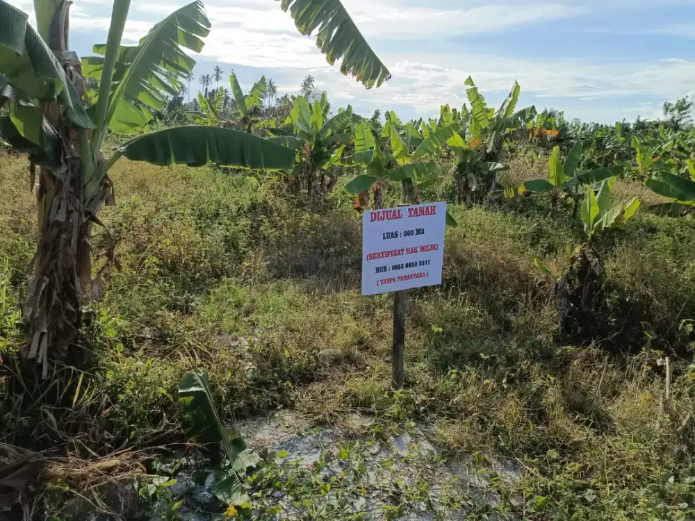 Dijual kavling 300 m²