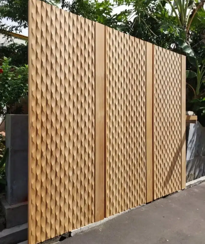 Pintu jati perhutani