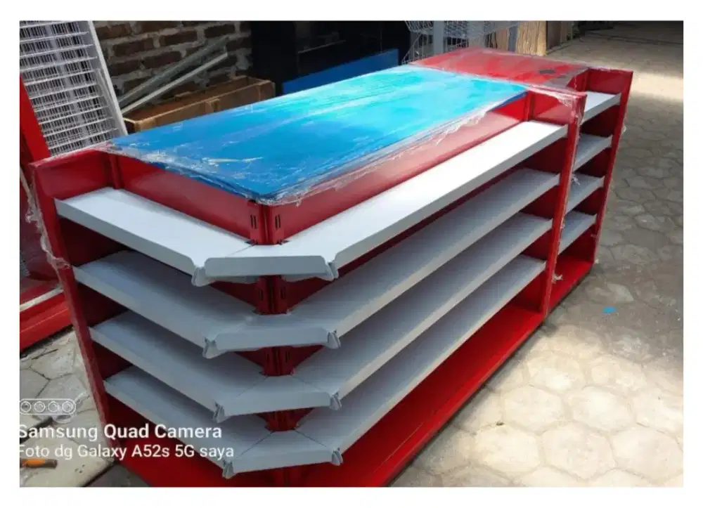 Meja Kasir Toko Minimarket Tipe L