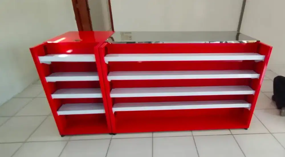 Meja Kasir Minimarket Lurus