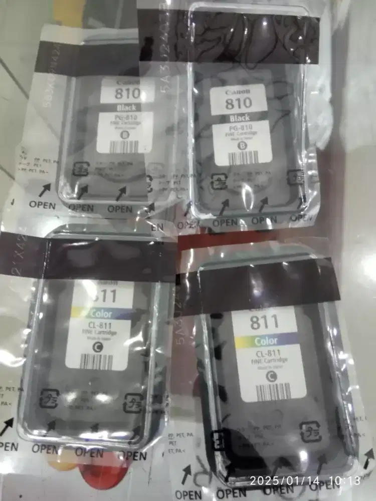 Cartridge Canon 810/811 siap pakai