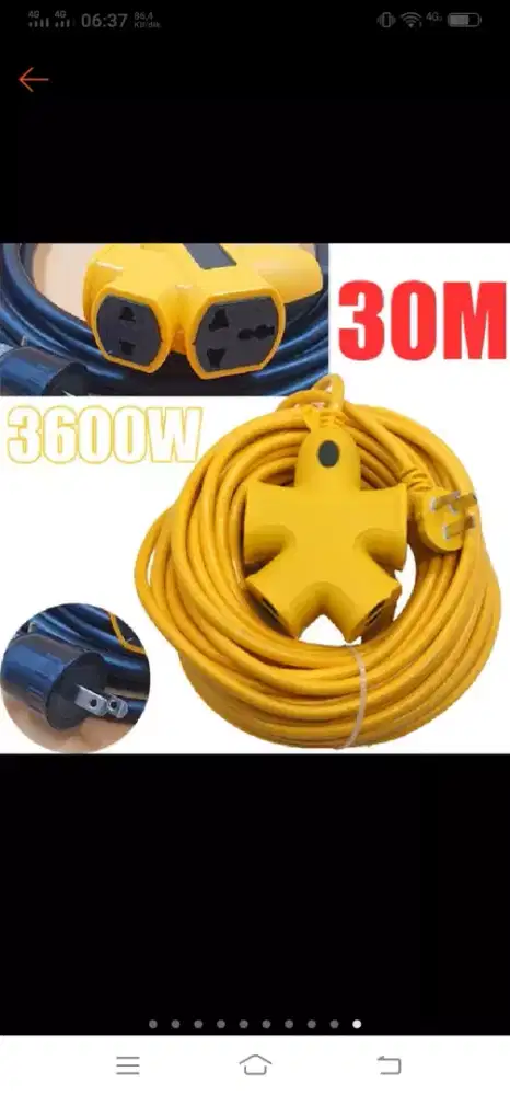 Kabel colokan 30 m