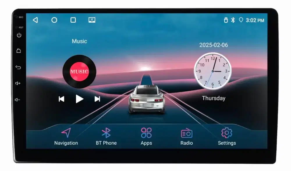 Hu android 9inch mirai ram 2/64 carplay