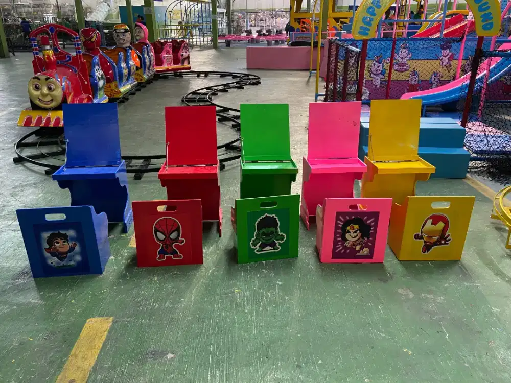 Paket meja melukis _ meja lukis 1 set isi 5 lengkap siap pakai