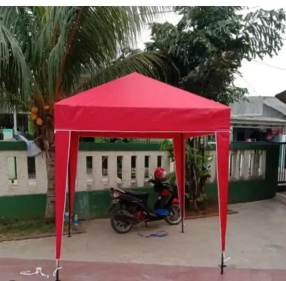 Tenda bazaar bongkar pasang