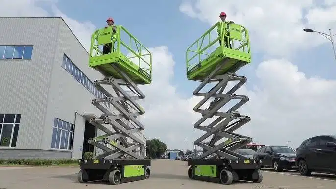 Tangga Electric Scissor lift ZOOMLION 12 Meter