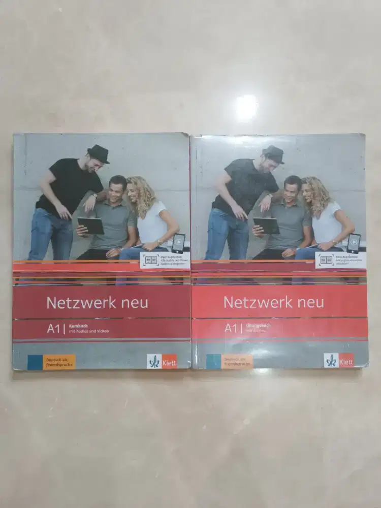 Buku ORIGINAL Netzwerk Neu A1 Paket Buku (Kursbuch dan Übungsbuch)