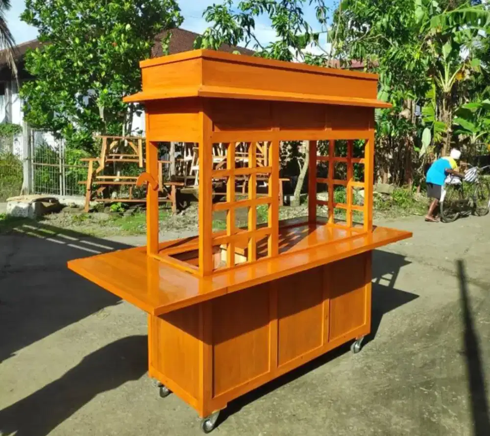 Gerobak booth kekinian