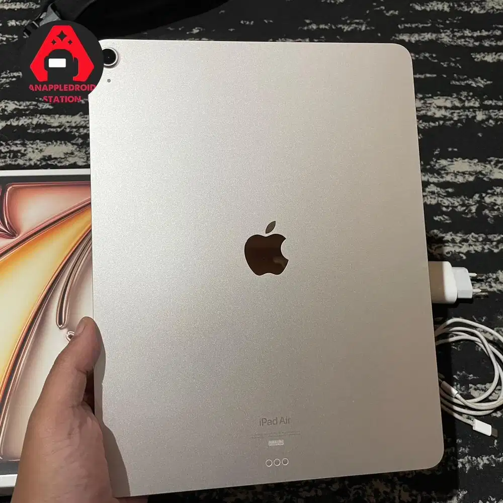 iPad Air M2 13 inch 128Gb Starlight iBox Wifi Only Garansi ON Mulus