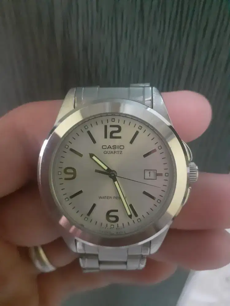 Casio MTP Analog Silver