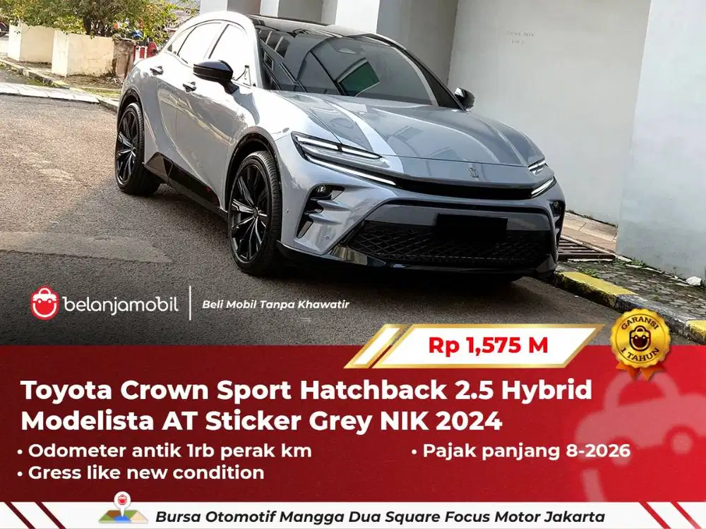 [LOW KM 1RB] Toyota Crown Sport Hatchback 2.5 HEV Modelista 2024/2025