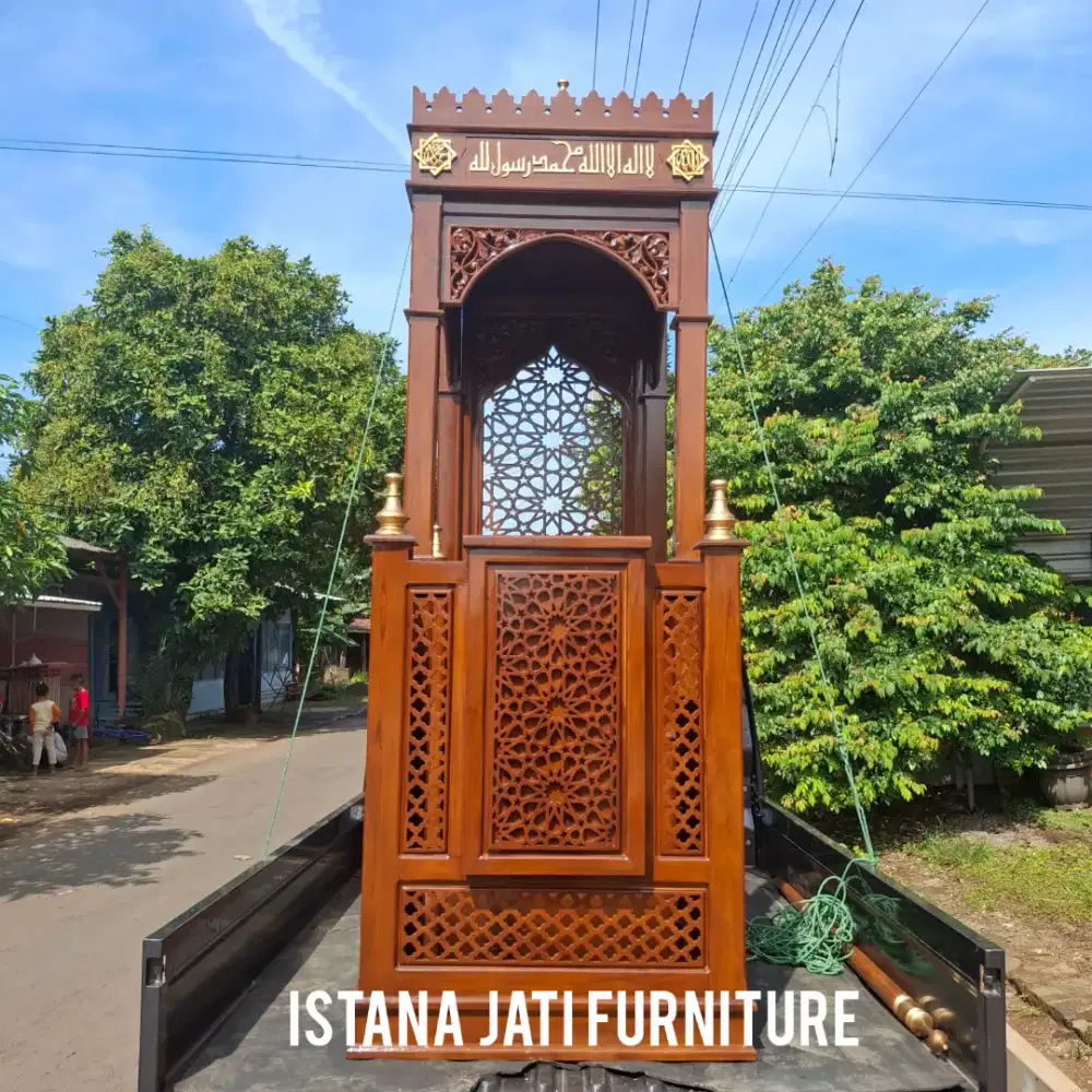 Mimbar masjid mimbar khutbah minimalis modern