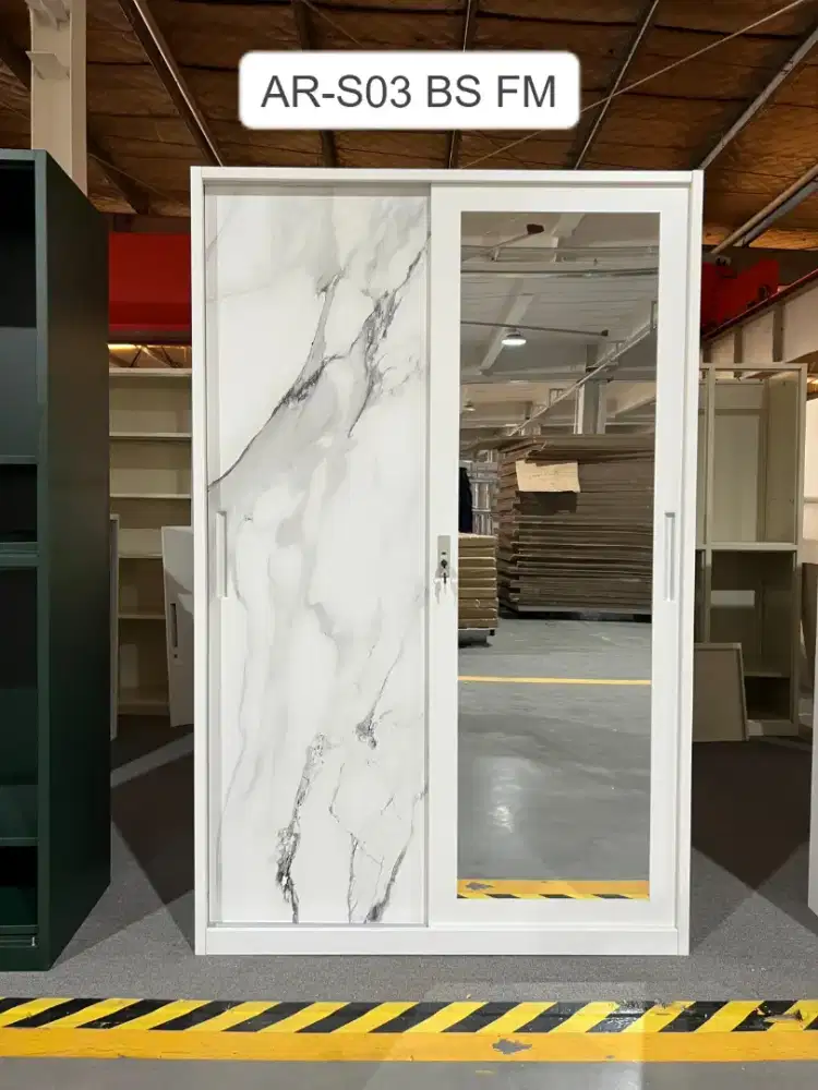 Lemari pakaian 2pt plat besi