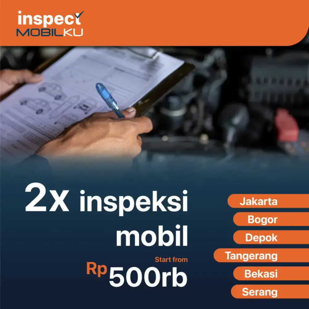 (hemat 2x) Jasa Inspeksi Mobil Bekas by Mobilkucom (khusus Jakarta)