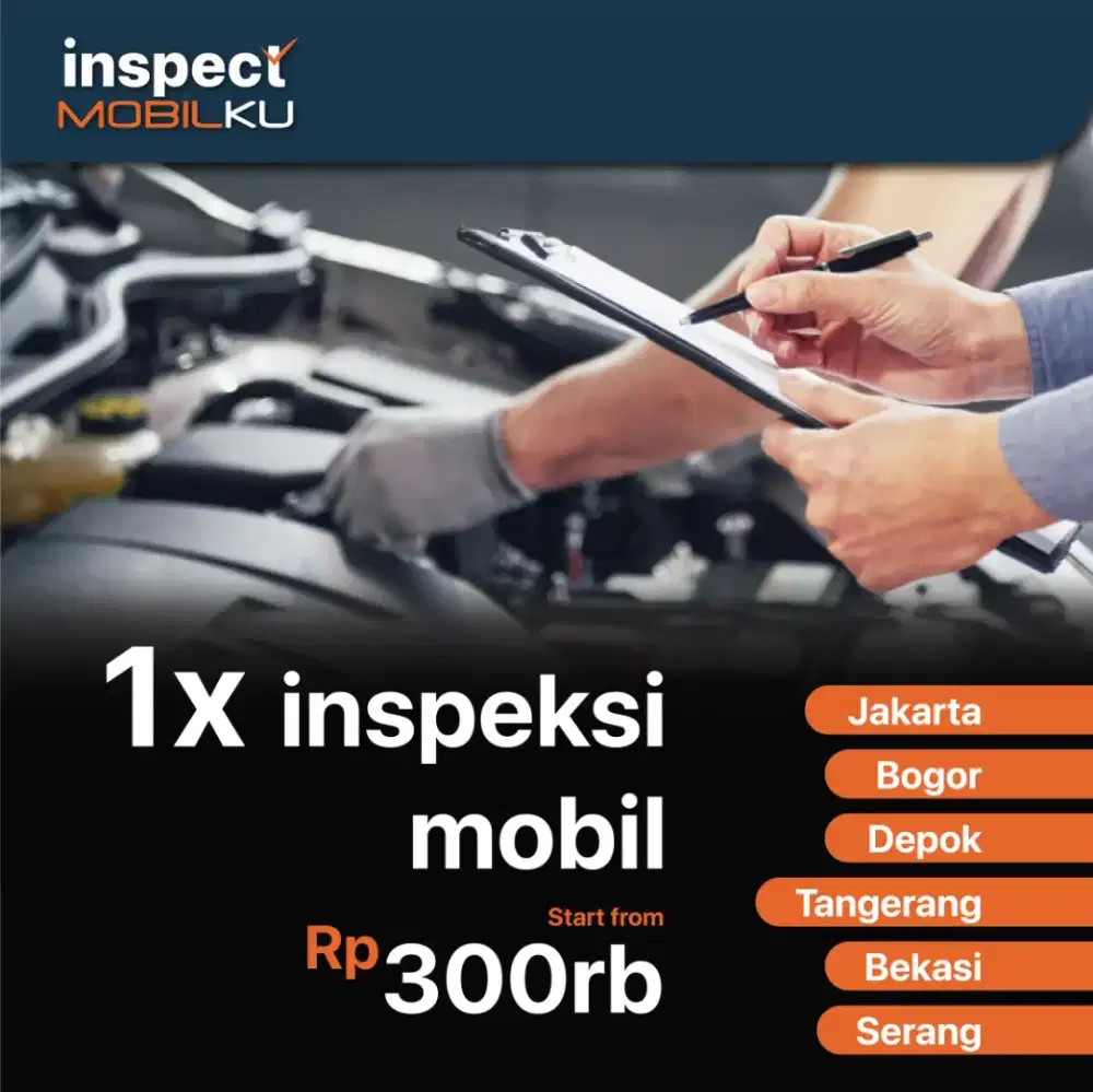 (retail) Jasa Inspeksi Cek Mobil Bekas by Mobilkucom (khusus Jakarta)